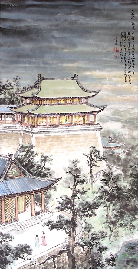 《宫词》薛逢唐诗注释翻译赏析-古诗迷