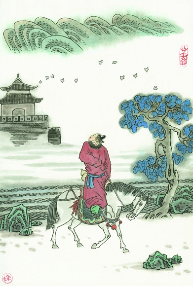 《书边事》张乔唐诗注释翻译赏析-古诗迷