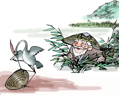 《鹬蚌相争》文言文原文注释翻译-古诗迷