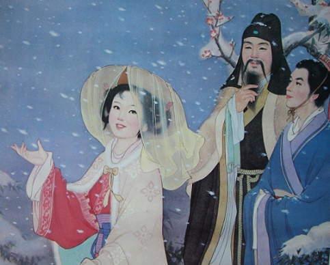 《咏雪》文言文原文注释翻译-古诗迷