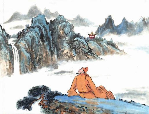《独坐敬亭山》李白唐诗注释翻译赏析-古诗迷