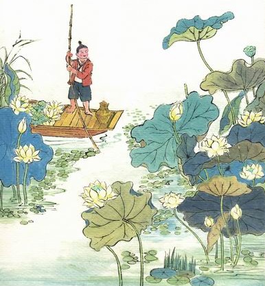 《池上》白居易唐诗注释翻译赏析-古诗迷