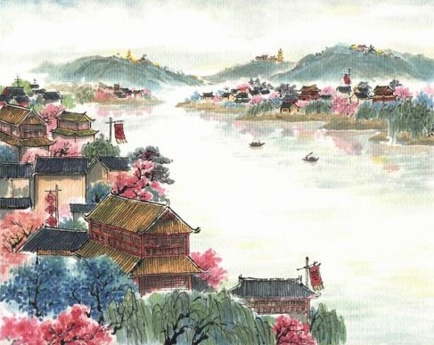 《江南春绝句》杜牧唐诗注释翻译赏析-古诗迷