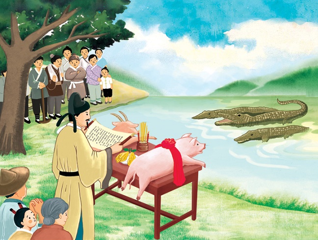 《祭鳄鱼文》韩愈文言文原文注释翻译-古诗迷