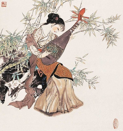 十三学得琵琶成,名属教坊第一部。全诗意思及赏析-古诗迷