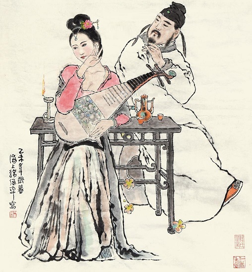 感我此言良久立，却坐促弦弦转急。全诗意思及赏析-古诗迷