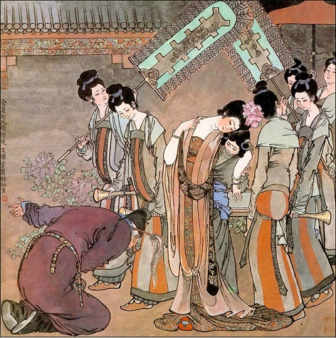 金屋妆成娇侍夜，玉楼宴罢醉和春。全诗意思及赏析-古诗迷