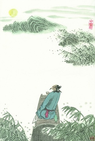 牛渚西江夜，青天无片云。全诗意思及赏析-古诗迷