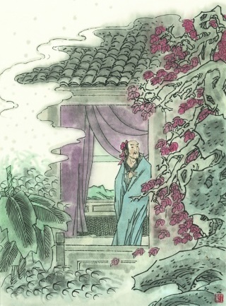 花隐掖垣暮,啾啾栖鸟过。全诗意思及赏析-古诗迷