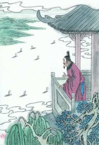 昔闻洞庭水,今上岳阳楼。全诗意思及赏析-古诗迷