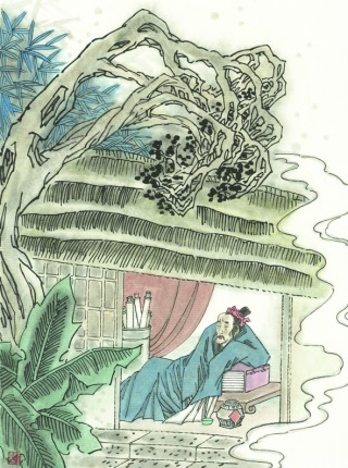 一丘常欲卧，三径苦无资。全诗意思及赏析-古诗迷