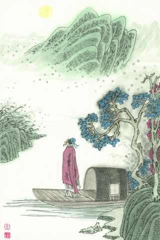 山暝闻猿愁，沧江急夜流。全诗意思及赏析-古诗迷