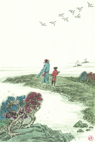 迷津欲有问，平海夕漫漫。全诗意思及赏析-古诗迷