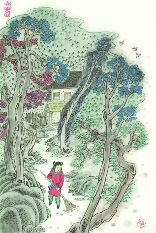 泉壑带茅茨，云霞生薜帷。全诗意思及赏析-古诗迷