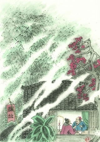 乍见翻疑梦，相悲各问年。全诗意思及赏析-古诗迷