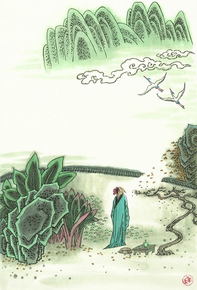 积雨空林烟火迟，蒸藜炊黍饷东菑。全诗意思及赏析-古诗迷