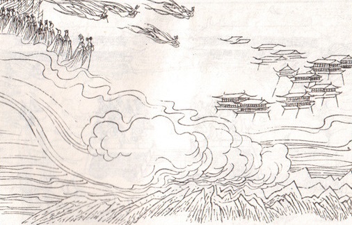 霓为衣兮风为马,云之君兮纷纷而来下。全诗意思及赏析-古诗迷