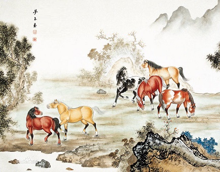 曾貌先帝照夜白,龙池十日飞霹雳。全诗意思及赏析-古诗迷