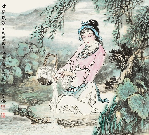 当时浣纱伴，莫得同车归。全诗意思及赏析-古诗迷