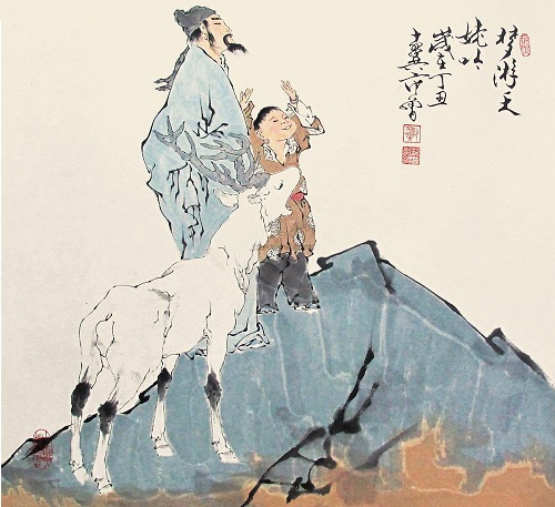 半壁见海日，空中闻天鸡。全诗意思及赏析-古诗迷