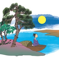 明朝挂帆席,枫叶落纷纷。全诗意思及赏析-古诗迷