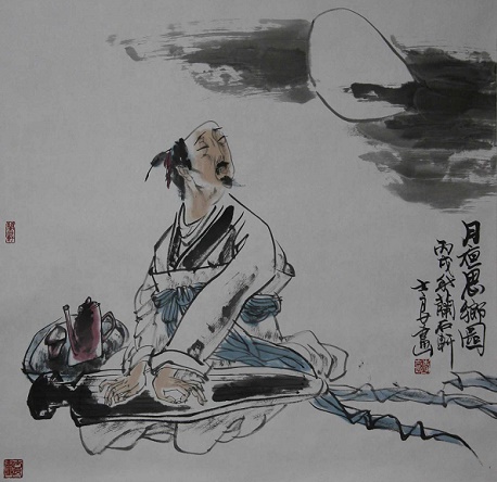 何时倚虚幌,双照泪痕干。全诗意思及赏析-古诗迷