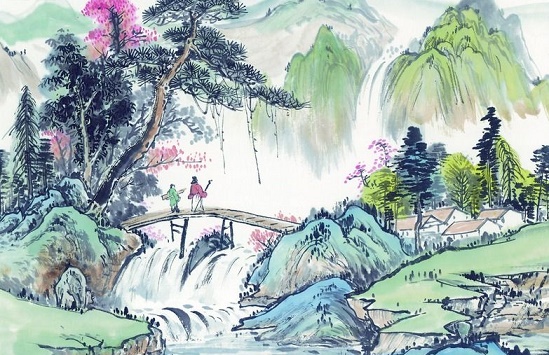 遥见仙人彩云里，手把芙蓉朝玉京。全诗意思及赏析-古诗迷