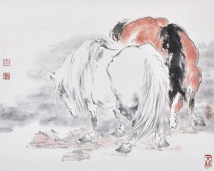 今之新图有二马，复令识者久叹嗟。全诗意思及赏析-古诗迷