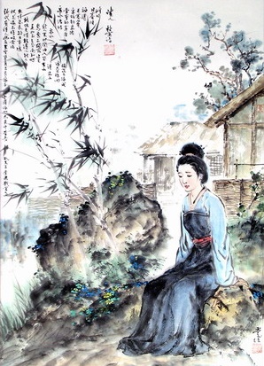 摘花不插发,采柏动盈掬。全诗意思及赏析-古诗迷