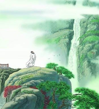 飞湍瀑流争喧豗，砯崖转石万壑雷。全诗意思及赏析-古诗迷