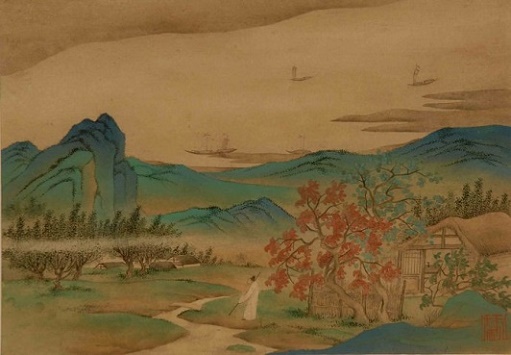 渡头余落日,墟里上孤烟。全诗意思及赏析-古诗迷