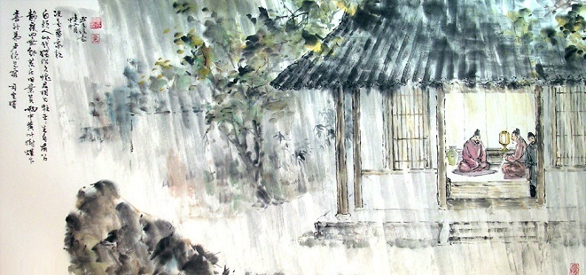 雨中黄叶树，灯下白头人。全诗意思及赏析-古诗迷