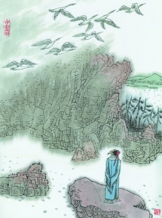 相望试登高，心随雁飞灭。全诗意思及赏析-古诗迷