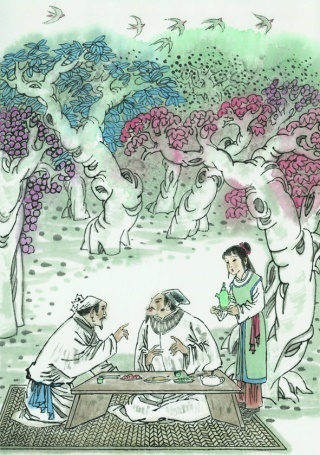 问客何为来，采山因买斧。全诗意思及赏析-古诗迷