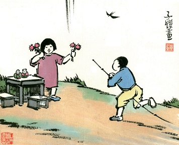 郎骑竹马来，绕床弄青梅。全诗意思及赏析-古诗迷