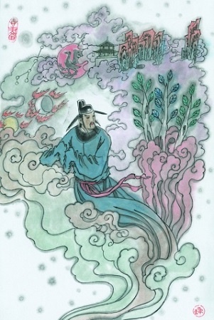 越人语天姥，云霞明灭或可睹。全诗意思及赏析-古诗迷