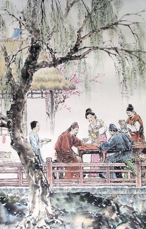 风吹柳花满店香,吴姬压酒唤客尝。全诗意思及赏析-古诗迷