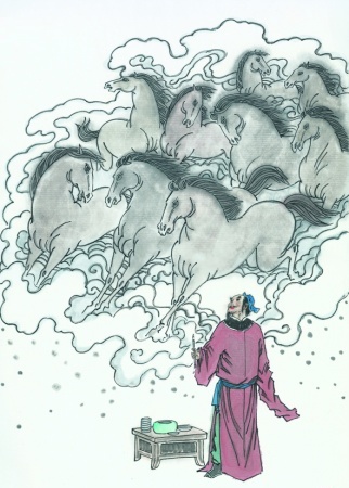 国初已来画鞍马,神妙独数江都王。全诗意思及赏析-古诗迷