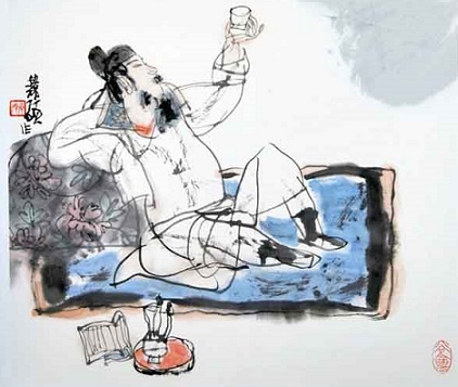 山为樽，水为沼，酒徒历历坐洲岛。全诗意思及赏析-古诗迷