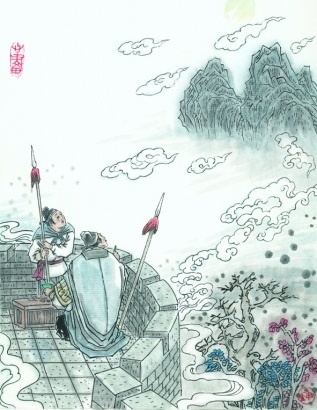 戍客望边色,思归多苦颜。全诗意思及赏析-古诗迷