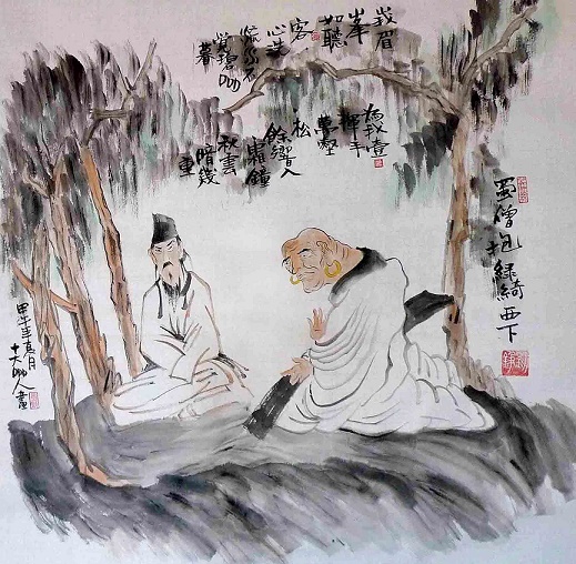 为我一挥手,如听万壑松。全诗意思及赏析-古诗迷