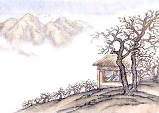 落叶他乡树，寒灯独夜人。全诗意思及赏析-古诗迷