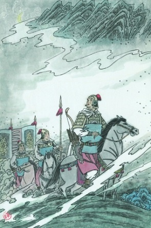 马毛带雪汗气蒸，五花连钱旋作冰，幕中草檄砚水凝。全诗意思及赏析-古诗迷