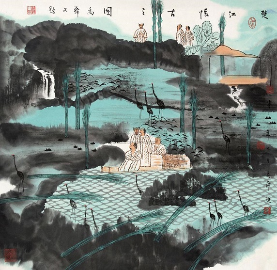 猿啼洞庭树，人在木兰舟。全诗意思及赏析-古诗迷