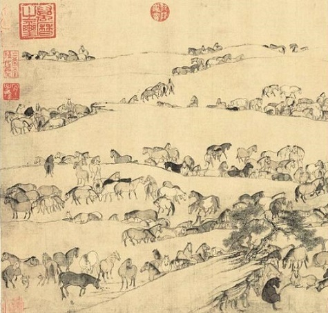 腾骧磊落三万匹,皆与此图筋骨同。全诗意思及赏析-古诗迷