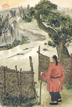 扣门无犬吠，欲去问西家。全诗意思及赏析-古诗迷