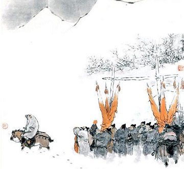 纷纷暮雪下辕门，风掣红旗冻不翻。全诗意思及赏析-古诗迷