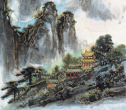 须臾静扫众峰出，仰见突兀撑青空。全诗意思及赏析-古诗迷