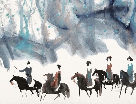 就中云幕椒房亲，赐名大国虢与秦。全诗意思及赏析-古诗迷