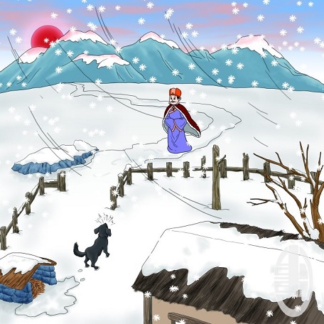 日暮苍山远，天寒白屋贫。全诗意思及赏析-古诗迷